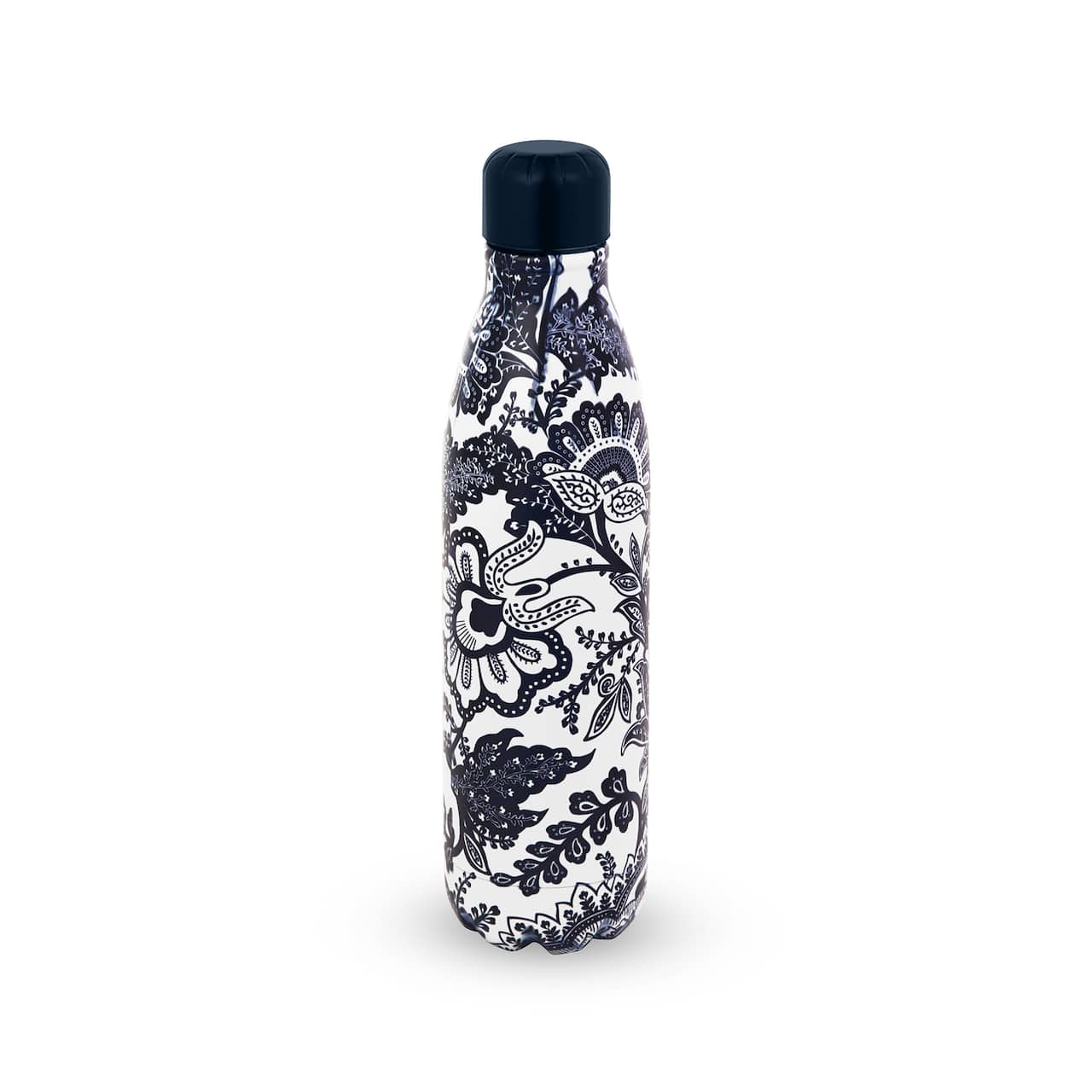 Vera Bradley® 17oz. Java Navy White Stainless Steel Water Bottle